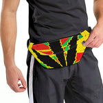 Cannabis Rasta Print Fanny Pack
