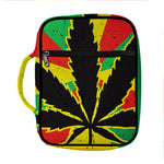 Cannabis Rasta Print Front Pocket Bible Bag