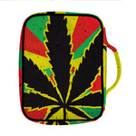 Cannabis Rasta Print Front Pocket Bible Bag