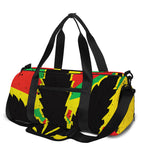 Cannabis Rasta Print Gym Bag