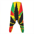 Cannabis Rasta Print Hammer Pants