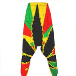 Cannabis Rasta Print Hammer Pants