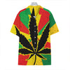 Cannabis Rasta Print Hawaiian Shirt