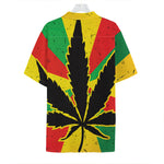 Cannabis Rasta Print Hawaiian Shirt