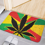 Cannabis Rasta Print Indoor Door Mat