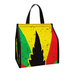 Cannabis Rasta Print Insulated Lunch Tote