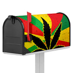 Cannabis Rasta Print Mailbox Cover