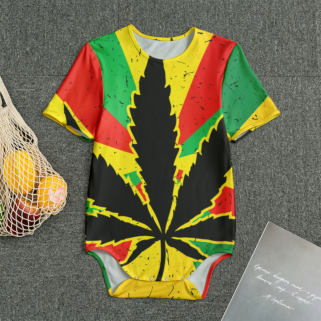 Cannabis Rasta Print Men's Bodysuit