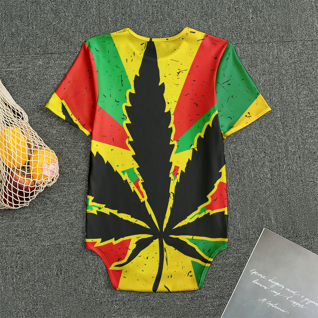 Cannabis Rasta Print Men's Bodysuit