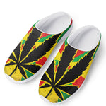 Cannabis Rasta Print Mesh Casual Shoes