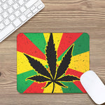Cannabis Rasta Print Mouse Pad