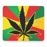 Cannabis Rasta Print Mouse Pad