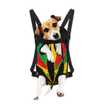 Cannabis Rasta Print Pet Carrier Backpack