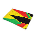 Cannabis Rasta Print Pet Cooling Mat Cover