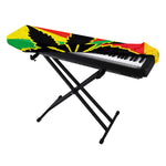 Cannabis Rasta Print Piano Keyboard Cover