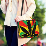 Cannabis Rasta Print Shoulder Strap Bible Bag
