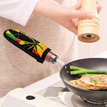 Cannabis Rasta Print Skillet Handle Cover