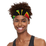 Cannabis Rasta Print Sports Headband