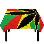 Cannabis Rasta Print Tablecloth