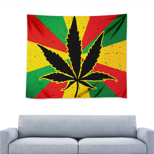 Cannabis Rasta Print Tapestry