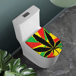 Cannabis Rasta Print Toilet Lid Cover