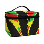 Cannabis Rasta Print Travel Makeup Bag