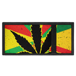 Cannabis Rasta Print Trifold Wallet