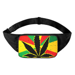 Cannabis Rasta Print Waist Bag