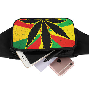 Cannabis Rasta Print Waist Bag