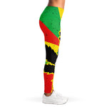 Cannabis Rasta Print Women's Leggings