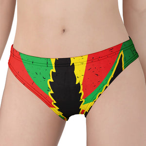 Cannabis Rasta Print Women's Panties