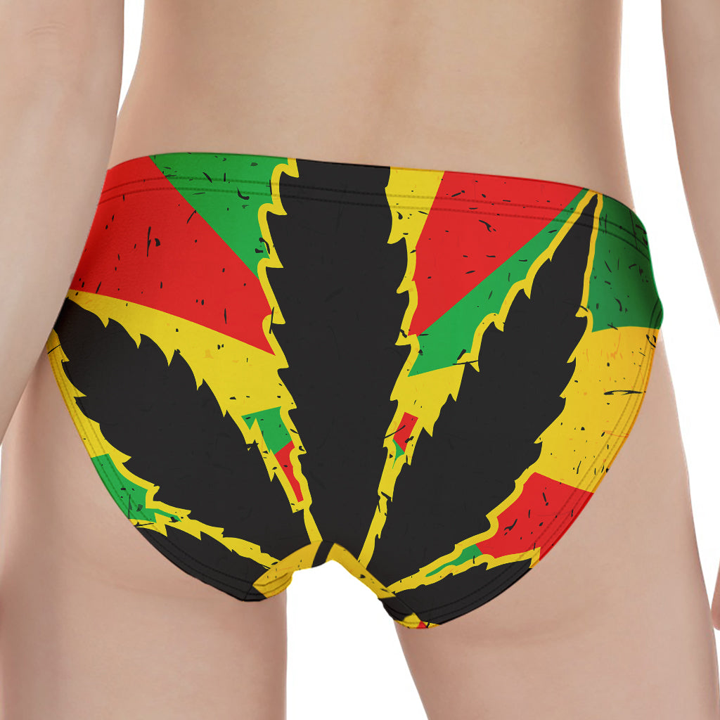 Cannabis Rasta Print Women's Panties