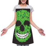 Cannabis Skull Print Adjustable Apron