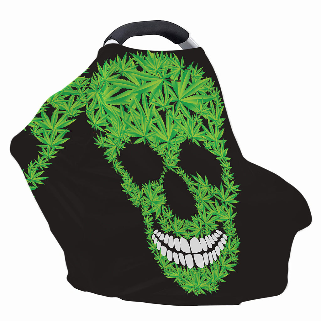 Cannabis Skull Print Baby Seat Cover