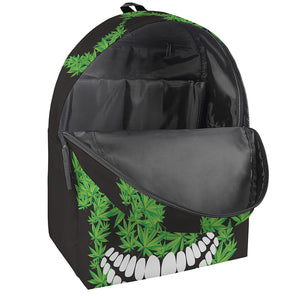 Cannabis Skull Print Backpack