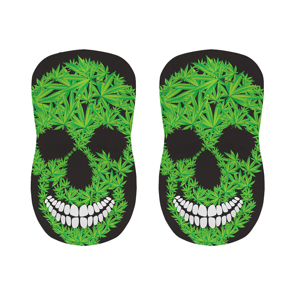 Cannabis Skull Print Bar Stool Covers