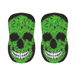 Cannabis Skull Print Bar Stool Covers