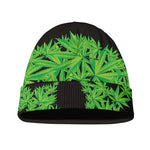 Cannabis Skull Print Beanie