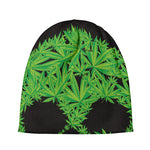 Cannabis Skull Print Beanie