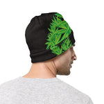 Cannabis Skull Print Beanie