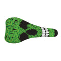 Cannabis Skull Print Bicycle Seat Cover