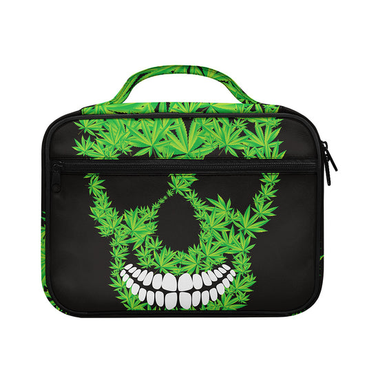 Cannabis Skull Print Briefcase Bible Bag