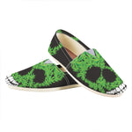 Cannabis Skull Print Casual Shoes
