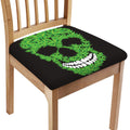 Cannabis Skull Print Chair Cushion Cover