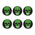 Cannabis Skull Print Coaster Set