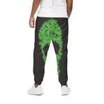 Cannabis Skull Print Cotton Pants