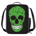 Cannabis Skull Print Crossbody Lunch Bag