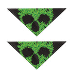 Cannabis Skull Print Dog Bandana