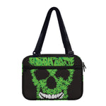 Cannabis Skull Print Double Strap Bible Bag