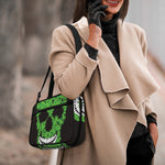 Cannabis Skull Print Double Strap Bible Bag
